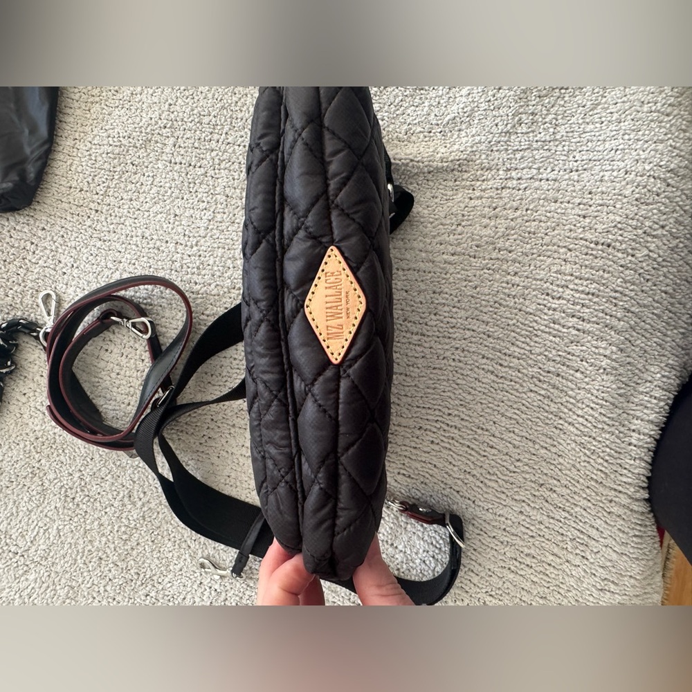 MZ Wallace Black Quilted Crossbody Bag - Picture 4 of 4